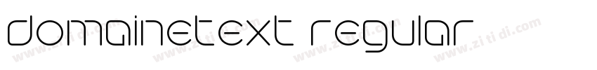 domainetext regular字体转换 domainetext regular字体转换